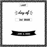 CLASSIC BLACK & WHITE "GO TO SCHOOL BOARD"